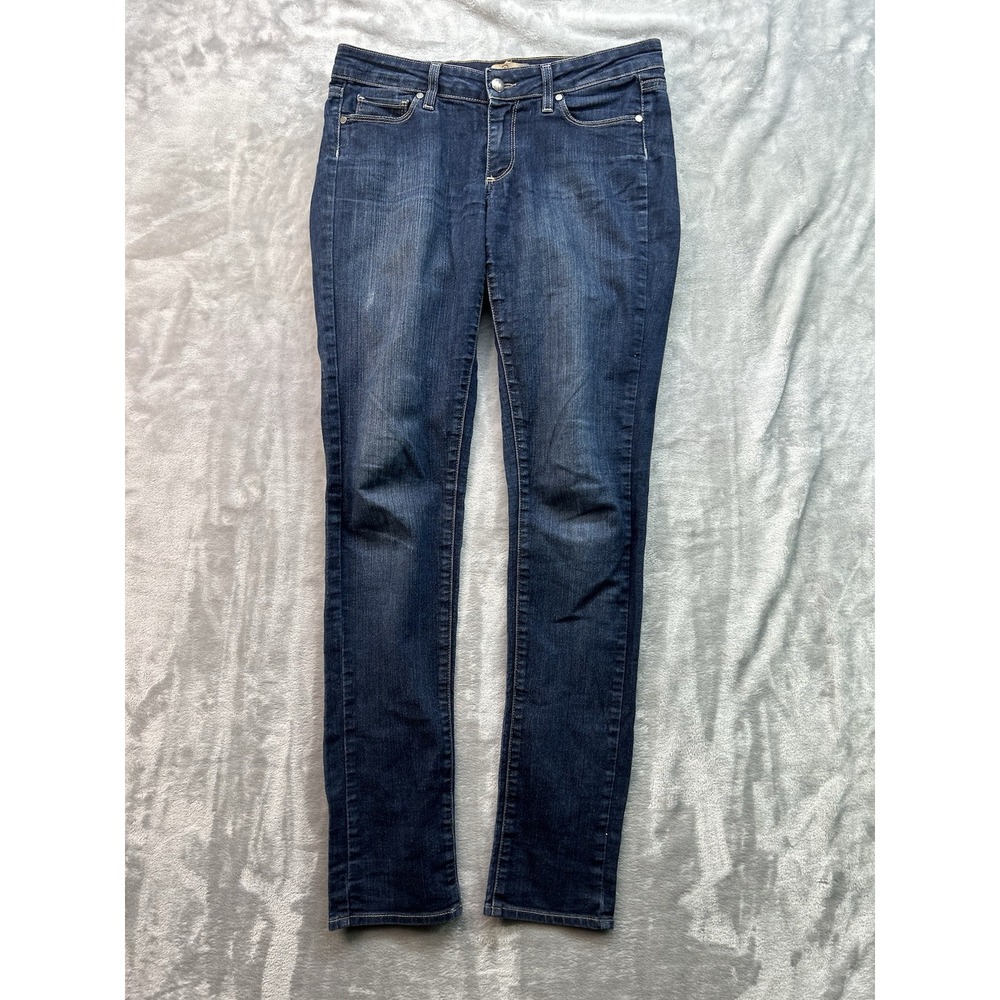Paige Womens Sz 27 Designer Blue Jeans Peg Skinny Low Rise‎ Boho Ladies Pants